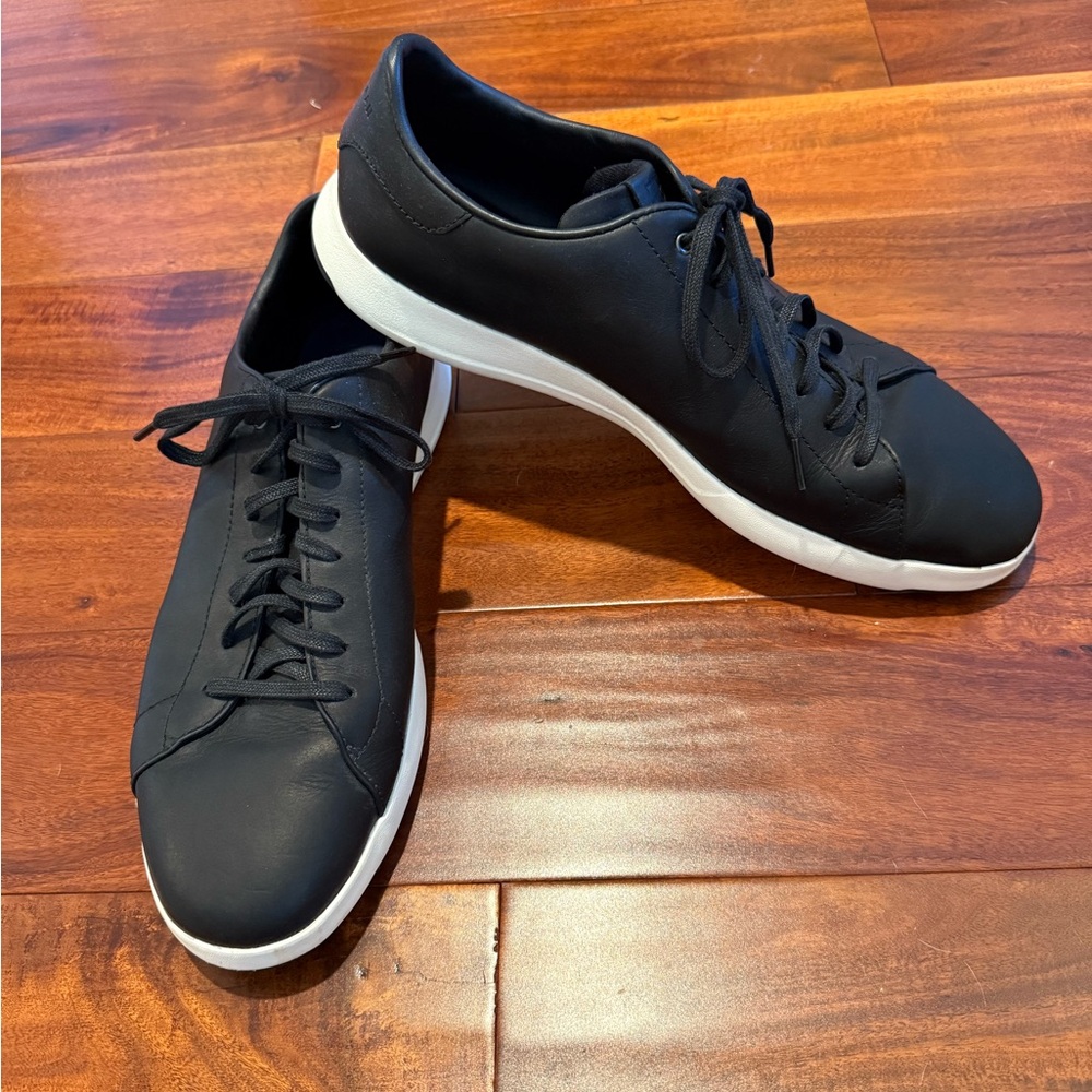 Cole Haan Black Leather Sneakers